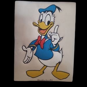 WALT Disney Productions Donald Duck Embroidered picture